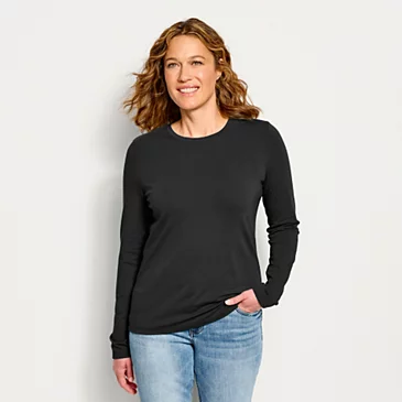 Рыболовная рубашка Orvis Perfect True Crew Long-Sleeved Tee