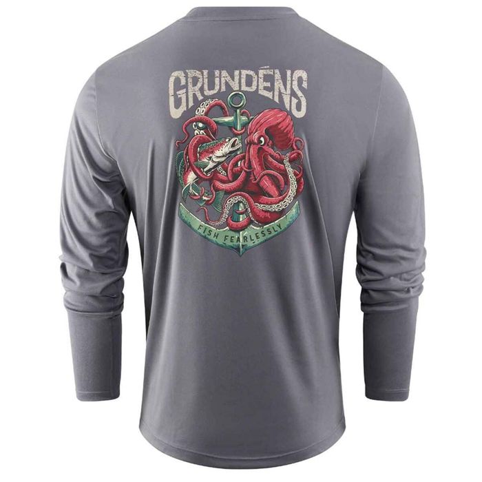Рыболовная рубашка Grundens Men's Octo-Trout Tech Long Sleeve Fishing Shirt
