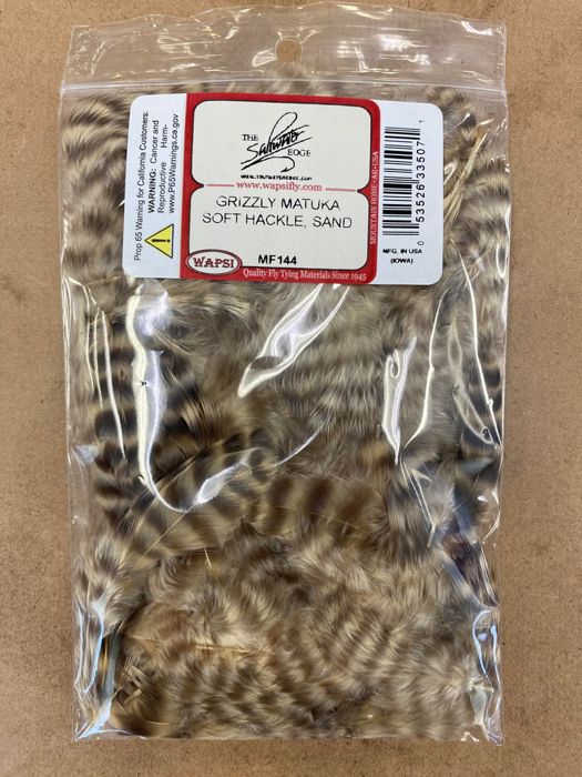 Материал для вязания мушек Wapsi Grizzly Matuka Soft Hackle