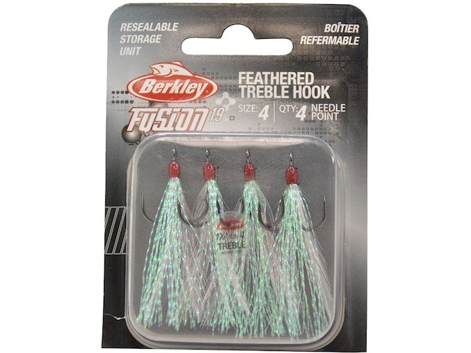 Крючки Berkley Fusion 19 Feathered Treble Hook