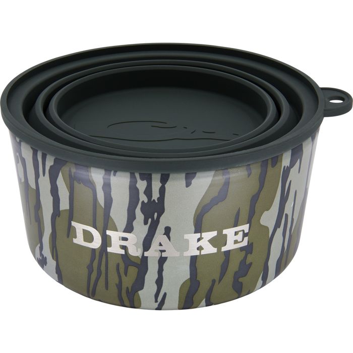 Охотничий камуфляж Team Gun Dog Insulated Stainless Steel Dog Bowl with Lid - Mossy Oak Or