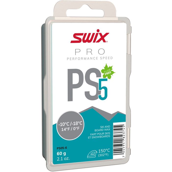 Средство для лодки Swix - PS5 -10C/-18C Wax - Turquoise 60