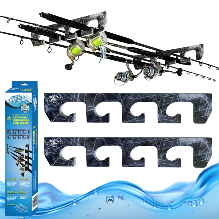 Держатель удилища Rush Creek Creations Reel Salty 4-Rod Offshore/Inshore Waterproof Fishin
