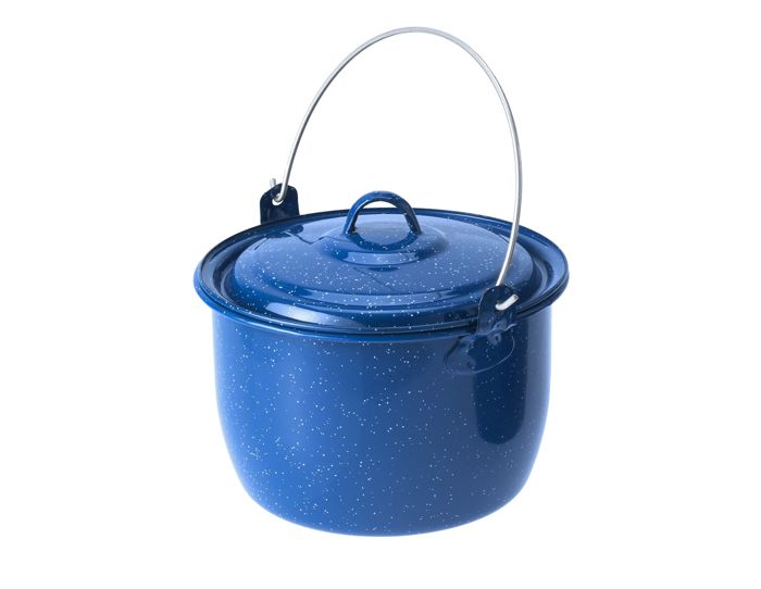 Походная посуда Enamelware Convex Kettle - 4.25 Qt