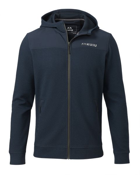 Рыболовная рубашка KUIU Solitude Knit Hoodie | Steel Blue