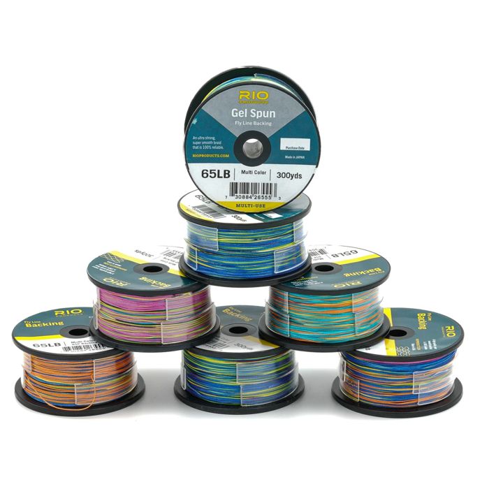 Нахлыстовый шнур RIO Multi Color GSP Fly Line Backing 65 pounds 100 yards 200 yards 300 ya