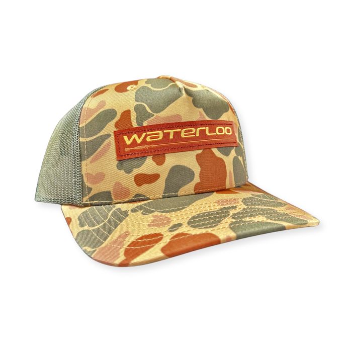 Головной убор Richardson Waterloo Sienna Duck Camo and Loden Cap - Performance Patch