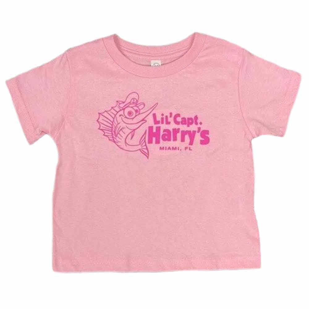 Рыболовная рубашка Lil Capt Harry's Pink Cotton T Shirt - 4T