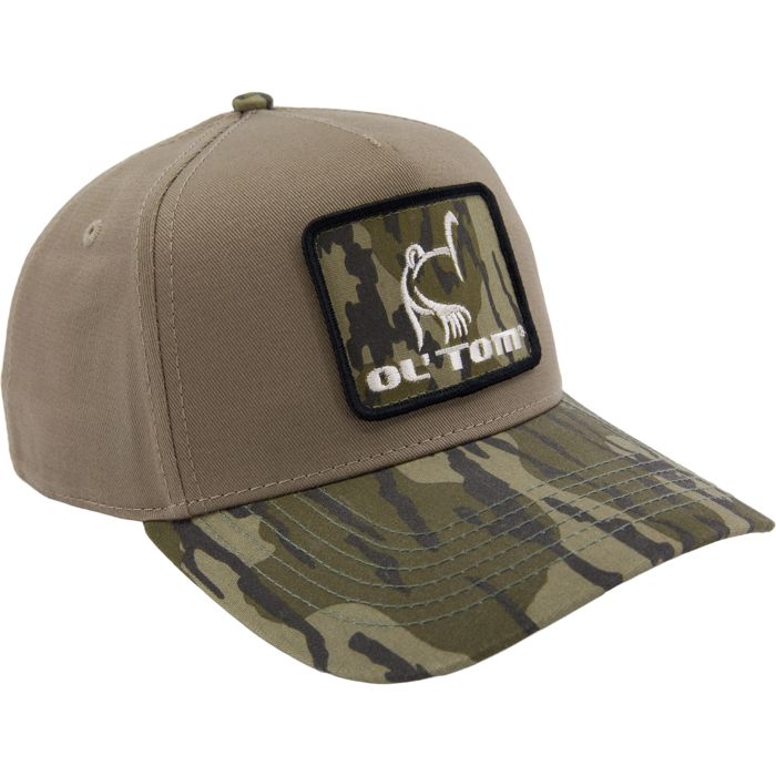 Охотничий камуфляж LOST Hat X Ol Tom Easy 5-Panel Hybrid Square Cap - Mossy Oak Bottomland