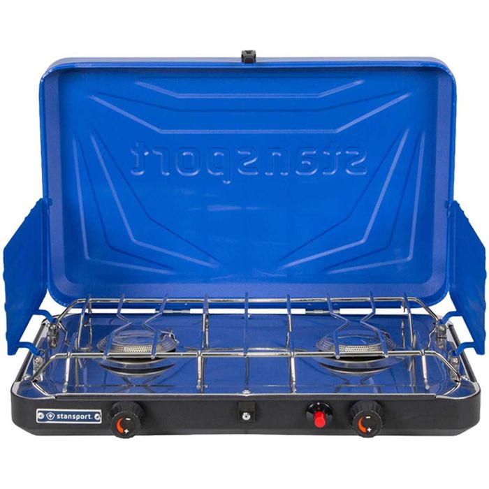 Горелка Stansport 2 Burner Propane Stove - Blue