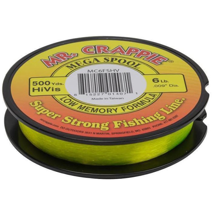 Монофильная леска Mr. Crappie Mega Spool Monofilament Fishing Line