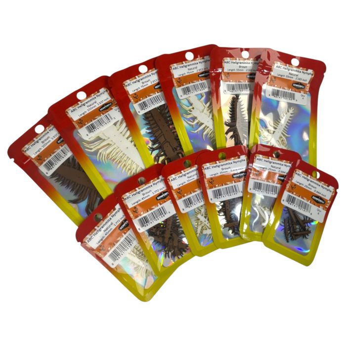 Мушки J. Stockard Fly Fishing ABC Hellgrammite Nymphs Kit