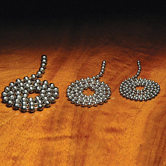 Материал для вязания мушек J. Stockard Fly Fishing Stainless Steel Bead Chain Eyes