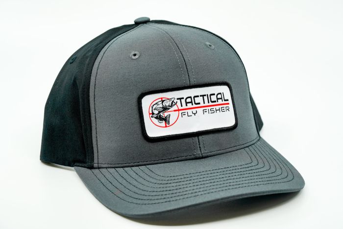Головной убор Tactical Fly Fisher Patch Trucker Hat *New Fall '25* - Grey Long Patch