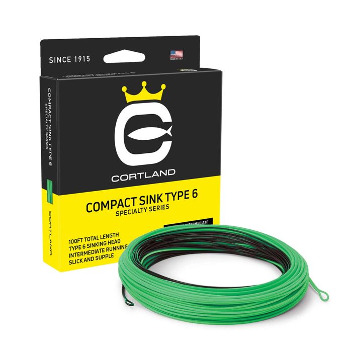 Нахлыстовый шнур Ascent Fly Fishing Cortland Compact Sink Type 6 Fly Line