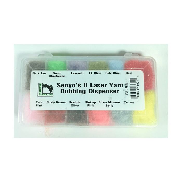 Материал для вязания мушек Hareline Senyo Laser Yarn Dubbing Dispenser II