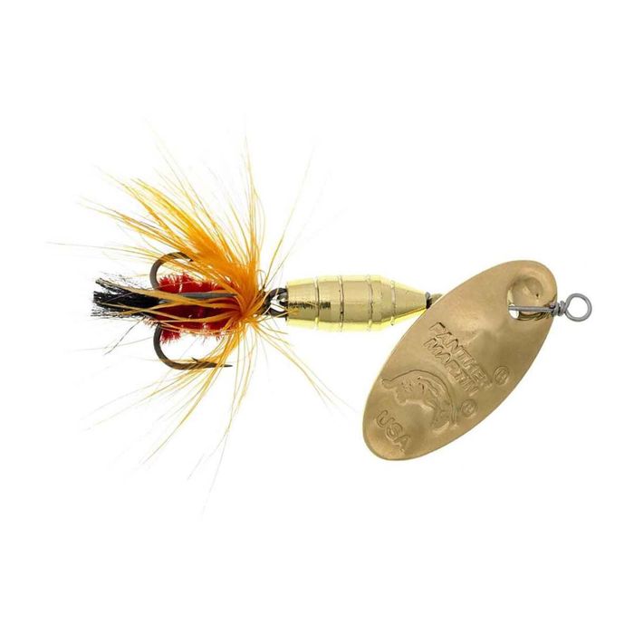Вращающаяся блесна Panther Martin Lures Panther Martin Deluxe Dressed Fly - Gold Orange, 1