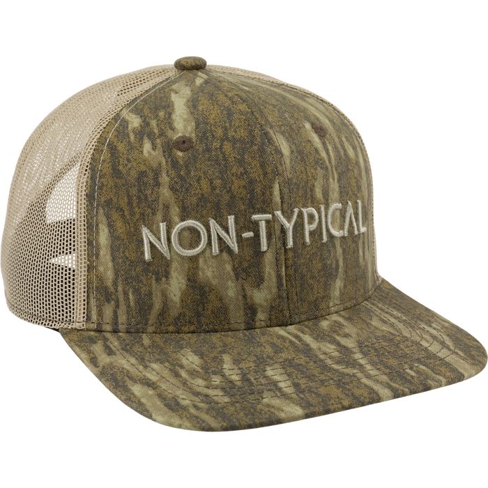 Охотничий камуфляж Non-Typical Flatbill Trucker Ball Cap - Mossy Oak Bottomland / One Size