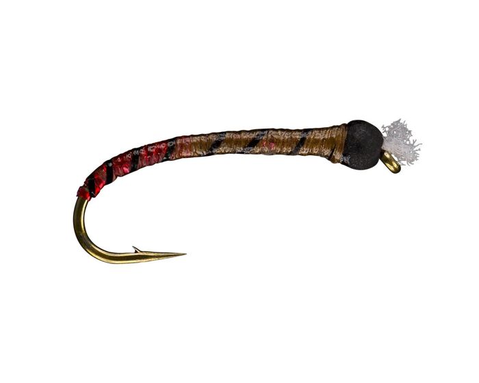 Материал для вязания мушек RIO's Red Assassin - Black Bead - Olive/Black - #14
