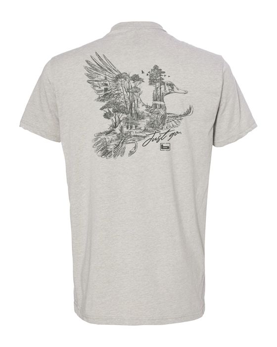 Рыболовная рубашка Banded Mallard Scene Short Sleeve Tee