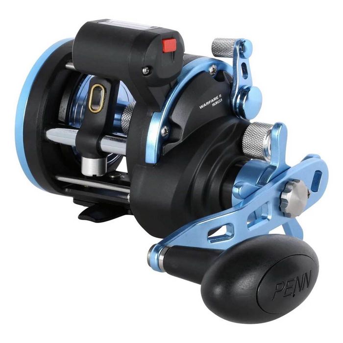 Троллинговая катушка PENN Warfare II Level Wind Conventional Reel - Size 15, Left Retrieve