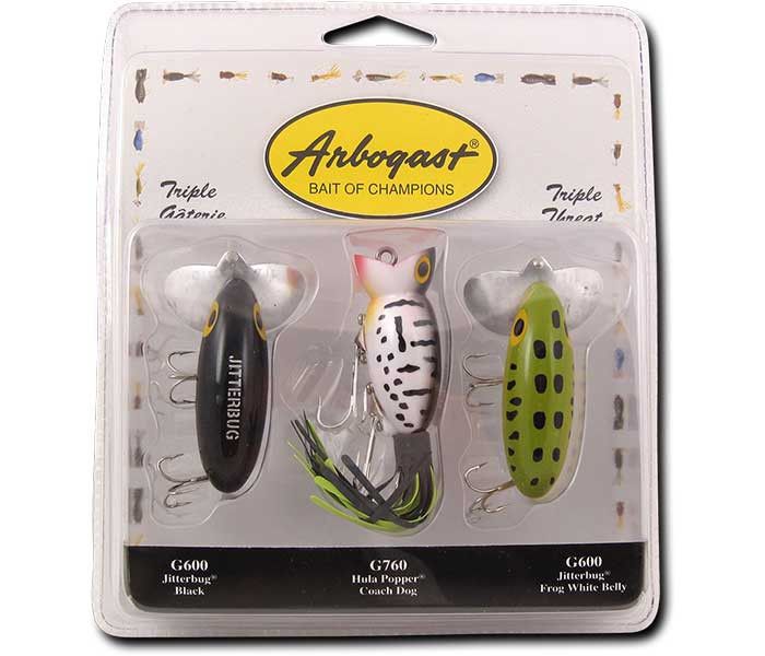 Набор приманок Arbogast Triple Threat Assortment