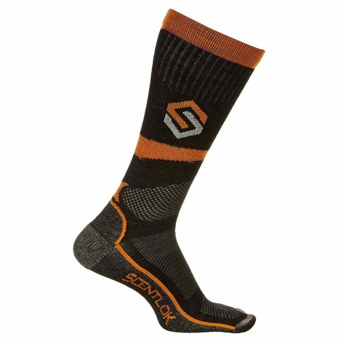 Термобельё ScentLok Ultralight Merino Crew Sock - Charcoal