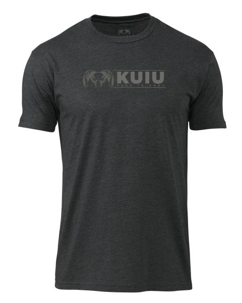 Рыболовная рубашка KUIU Here to Hunt Logo T-Shirt | Charcoal