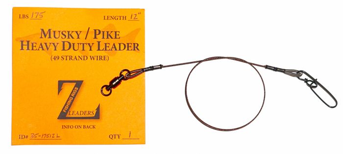 Поводковый материал Z Leaders Heavy Wire 49 Strand Musky Pike Leader