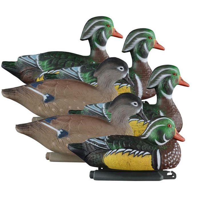 Чучело Higdon Outdoors Higdon Standard Foam Filled Wood Duck Decoys - 6 Pack
