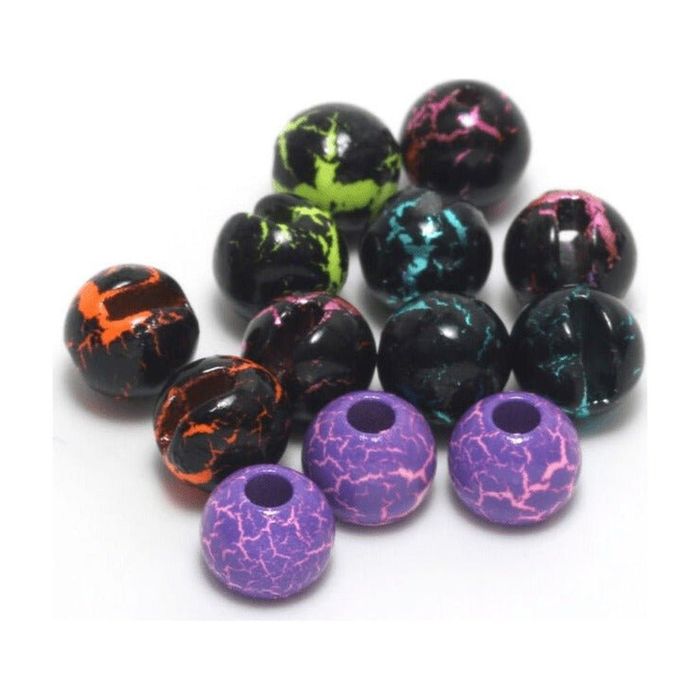 Грузила Hareline Slotted Tungsten Beads - Crackle