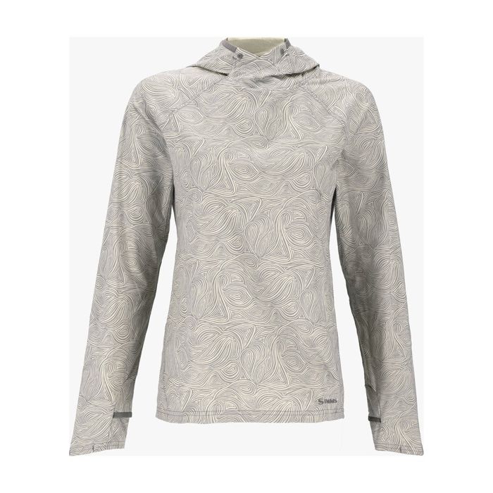 Рыболовная рубашка Simms Women's Solarflex Hoody - Swirl Shale