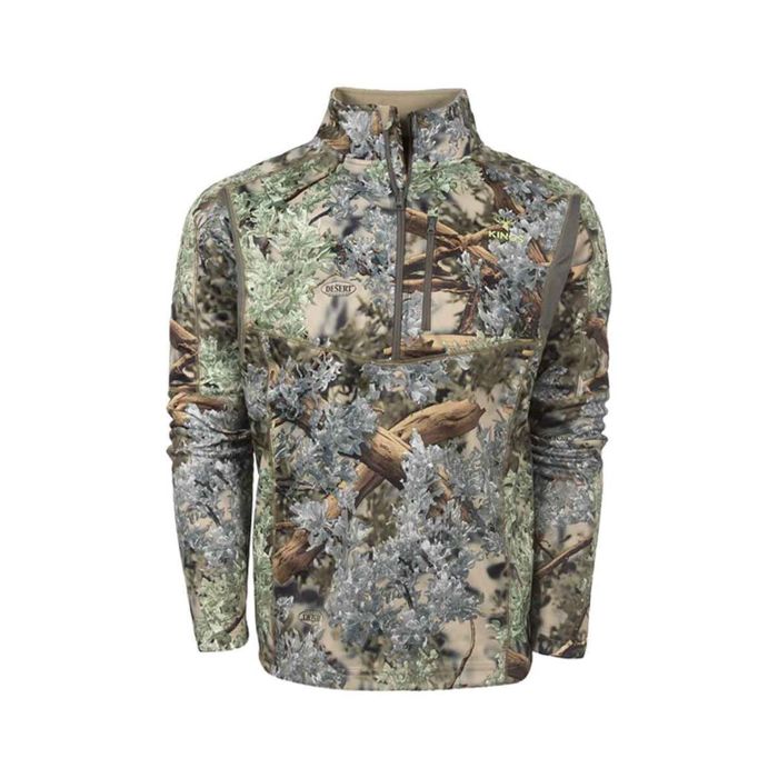 Охотничий камуфляж Kings Camo King's Camo Men's Desert Shadow Hunter 1/4 Zip Hunting Jacke