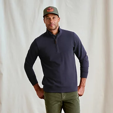 Рыболовная рубашка Orvis Men’s Snowy River 1/4-Zip Sweatshirt