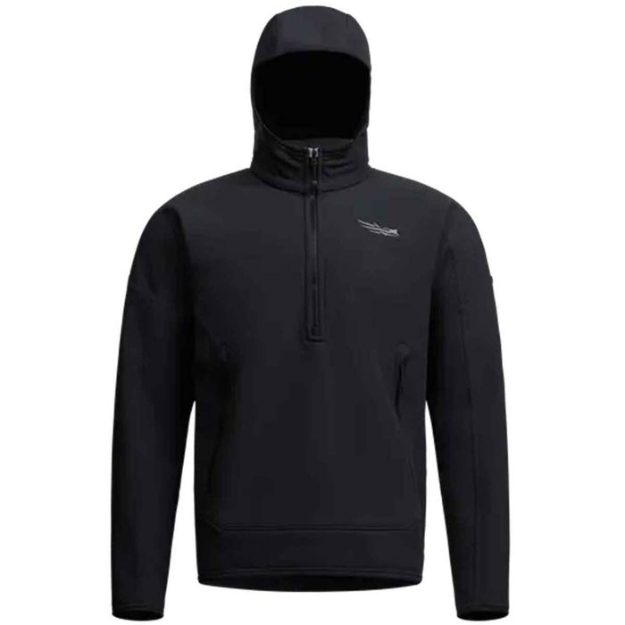 Рыболовная рубашка Sitka Gear Sitka Alpha Fleece Hoodie - Sitka Black