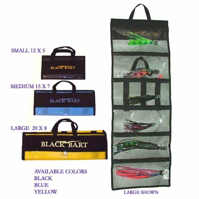 Рыболовная сумка Black Bart Black Small 6 Pocket Lure Bag