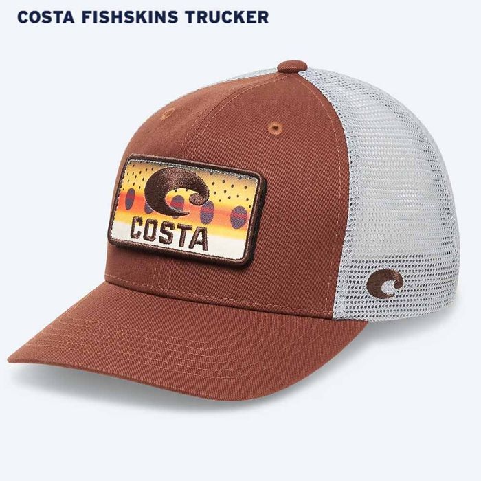 Головной убор Costa Bolinas Brown Fishskins Trucker Hat