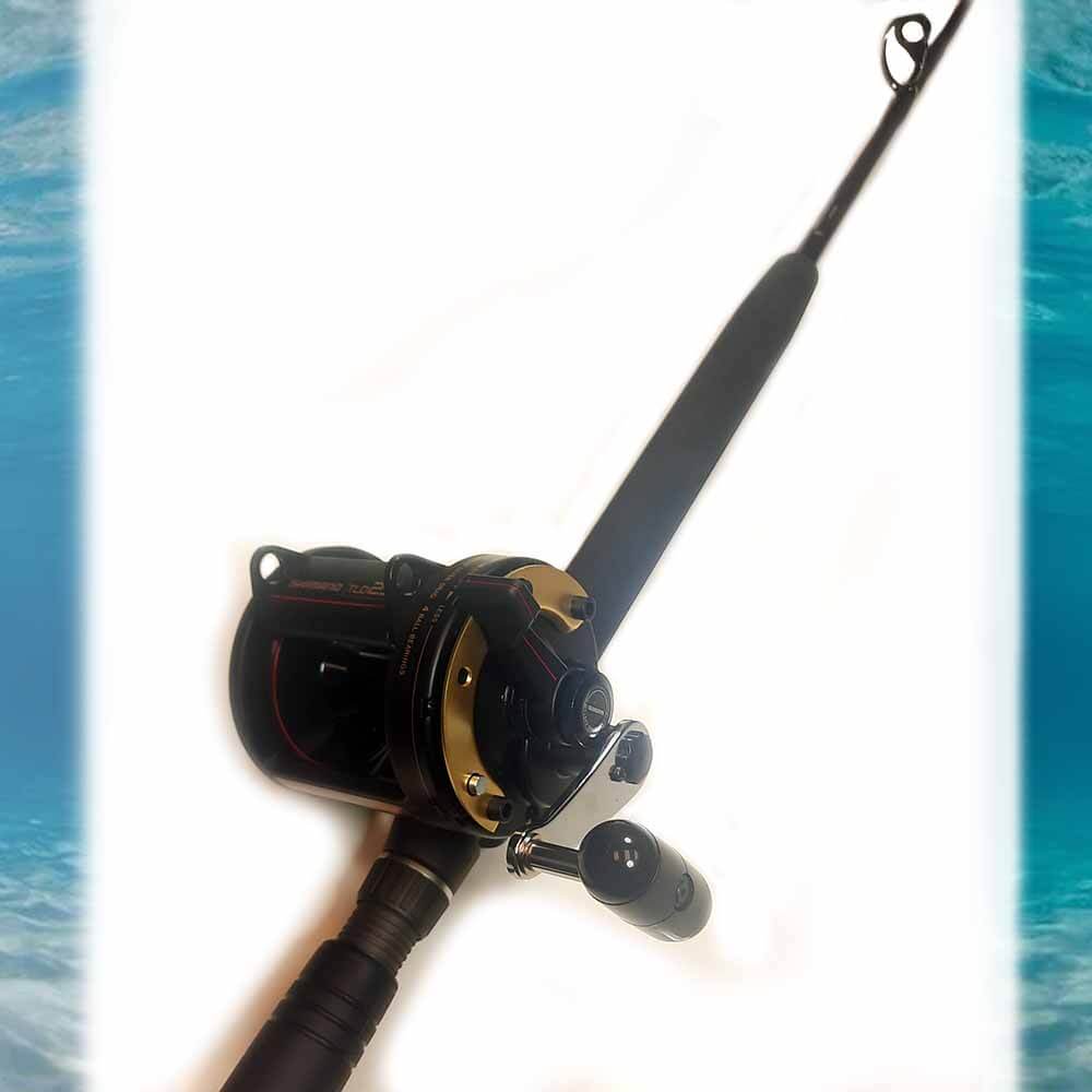 Комплект удилище + катушка Shimano TLD25 Reel Capt. Harry's 5FT 8IN CHSU3058 Conventional