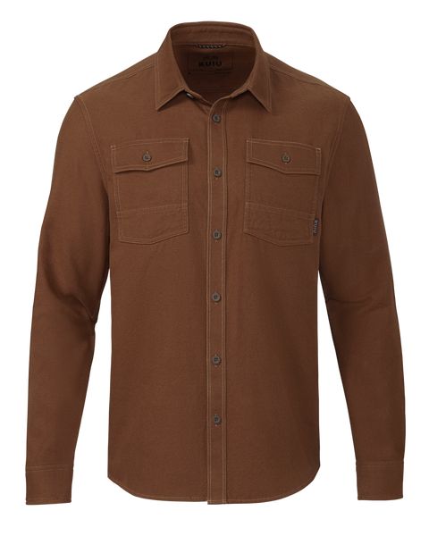 Рыболовная рубашка KUIU Outlet Field Flannel Shirt | Saddle