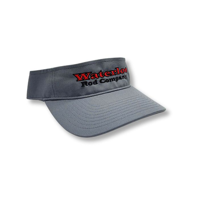 Головной убор Richardson Waterloo Charcoal Visor - Original Logo - Red and Black