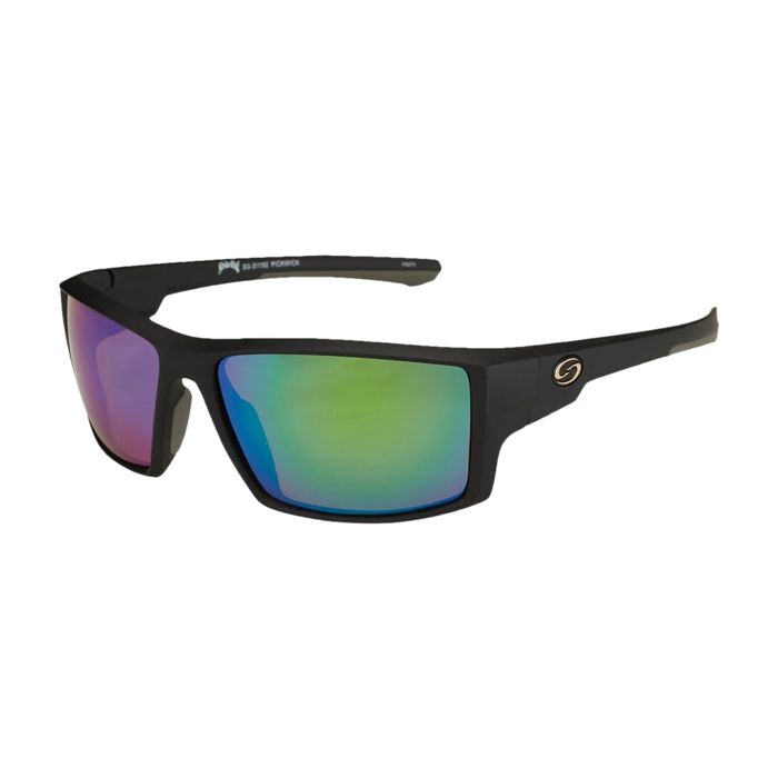 Поляризационные очки Strike King Pickwick Sunglasses - Matte Black/Green Mirror