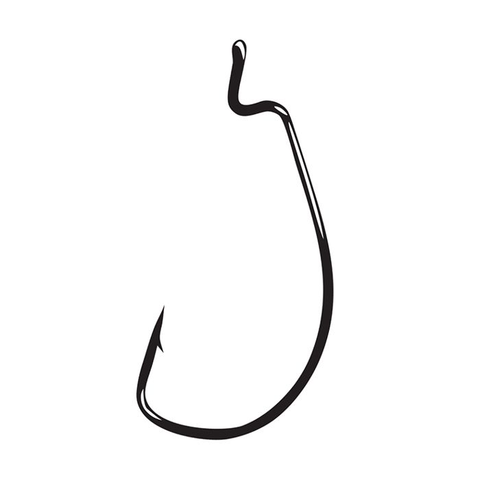 Крючки Gamakatsu Extra Wide Gap Worm Hook - NS Black, Size 3/0, 25 Pack