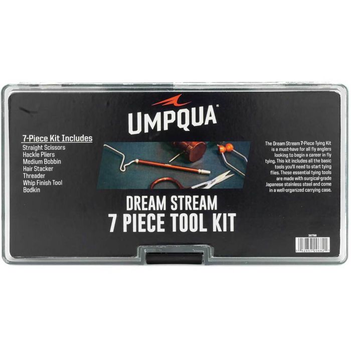 Инструмент для вязания мушек Umpqua Dream Stream 7pc Fly Tying Tool Kit - Red