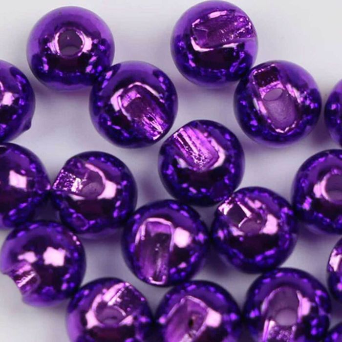 Материал для вязания мушек RoundRocks Slotted Tungsten Metallic Beads