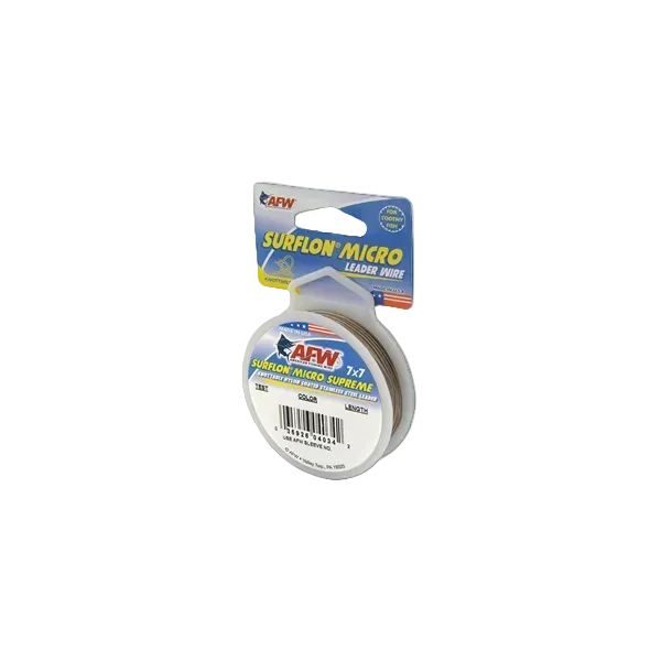 Поводковый материал AFW 7x7 Surflon Micro Supreme Knottable Wire Leader
