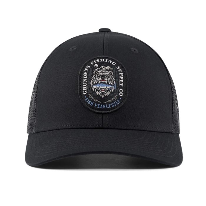 Головной убор Grundens Bear Essentials Trucker Hat Black