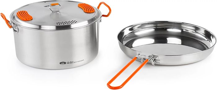 Походная посуда GSI Outdoors Glacier 3L Stainless Cookset