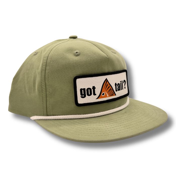 Головной убор Richardson Got Tail? Sage and White Rope Cap - Got Tail? Logo
