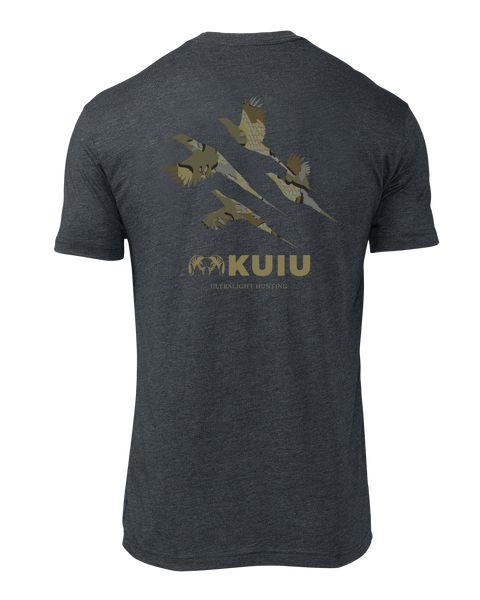 Рыболовная рубашка KUIU Valo Upland T-Shirt | Charcoal