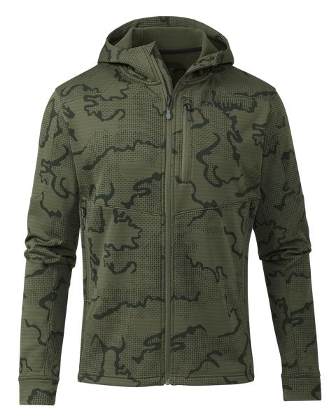 Рыболовная рубашка KUIU Ridgepoint Fleece Hoodie | Olive Tonal